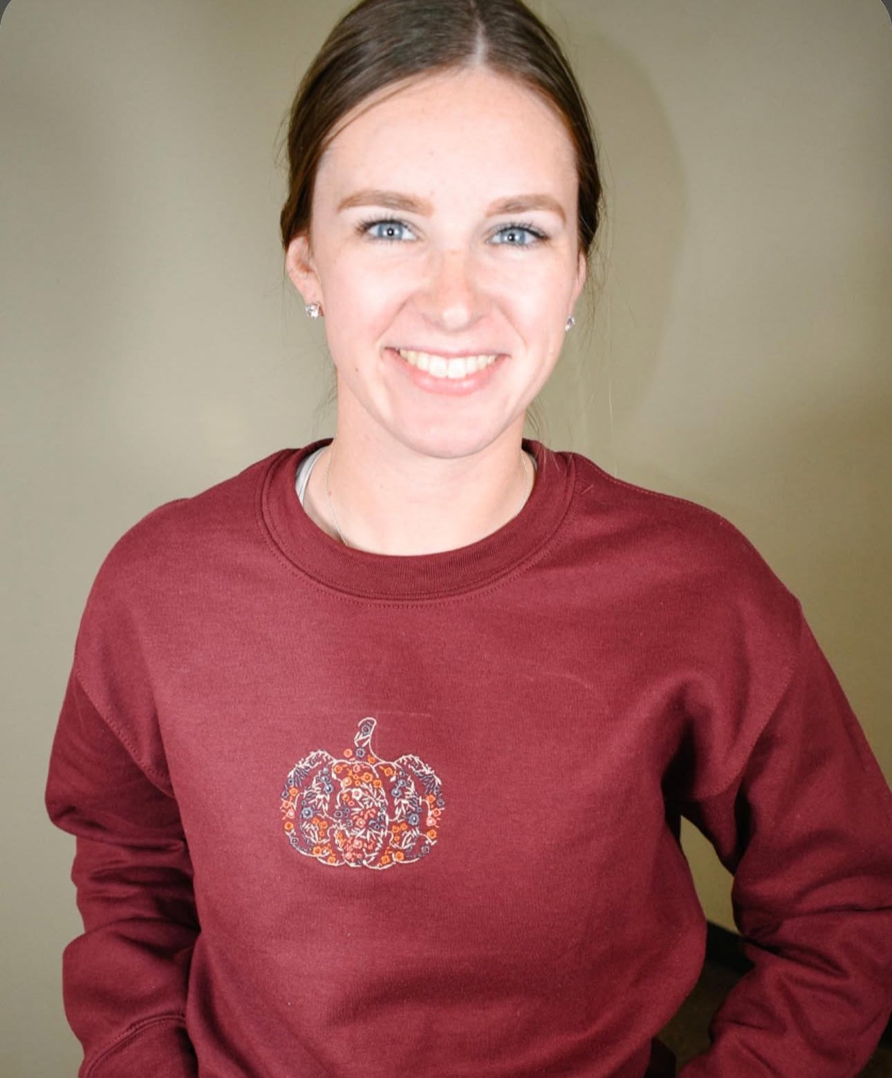 August Slipped Away Embroidered Crewneck
