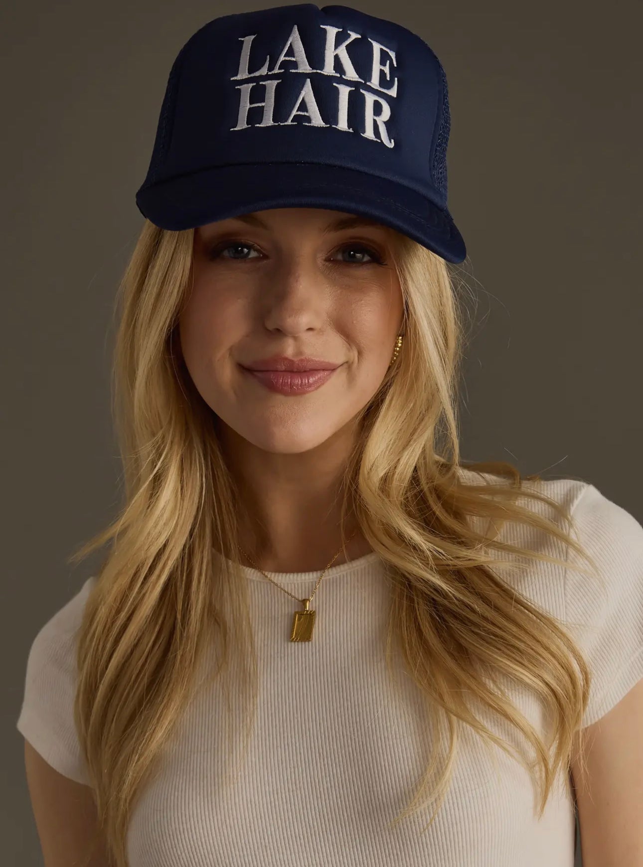 Lake Hair Trucker Hat