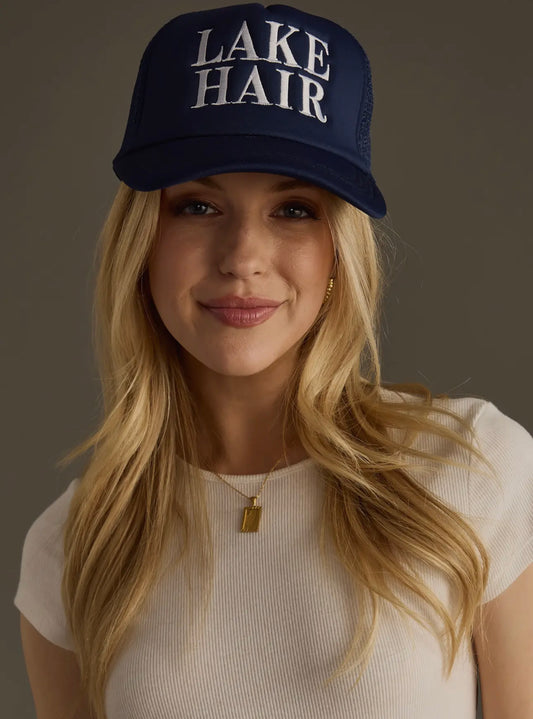 Lake Hair Trucker Hat