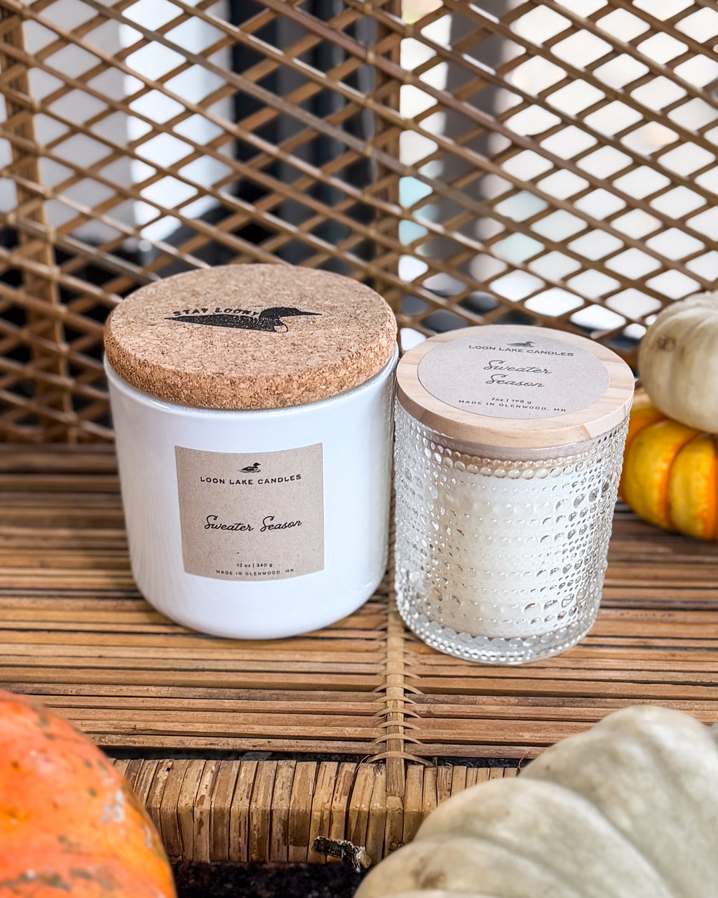 Loon Lake Candles: Sweater Season 12oz