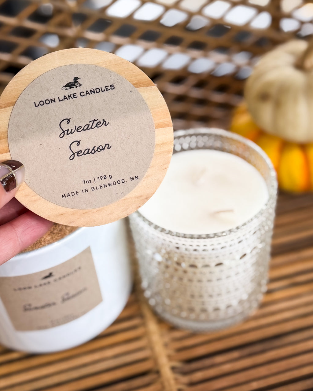 Loon Lake Candles: Sweater Season 7oz