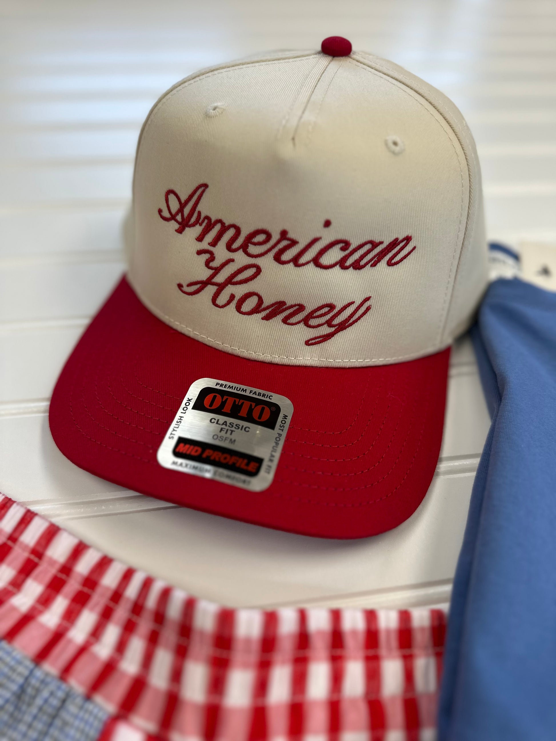 American Honey Embroidered Hat