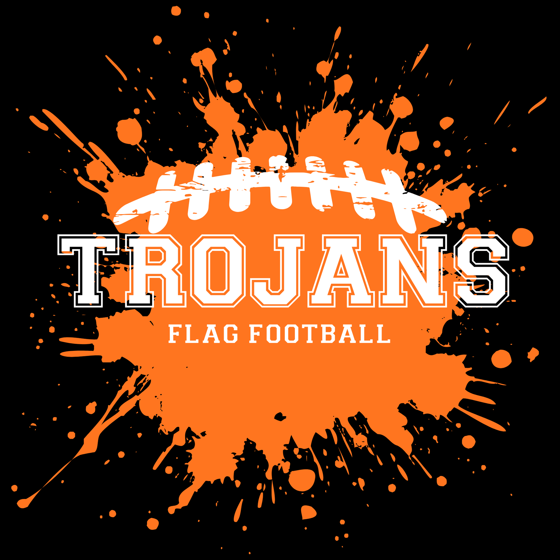 Youth Trojans Flag Football Black Apparel Pre-Order