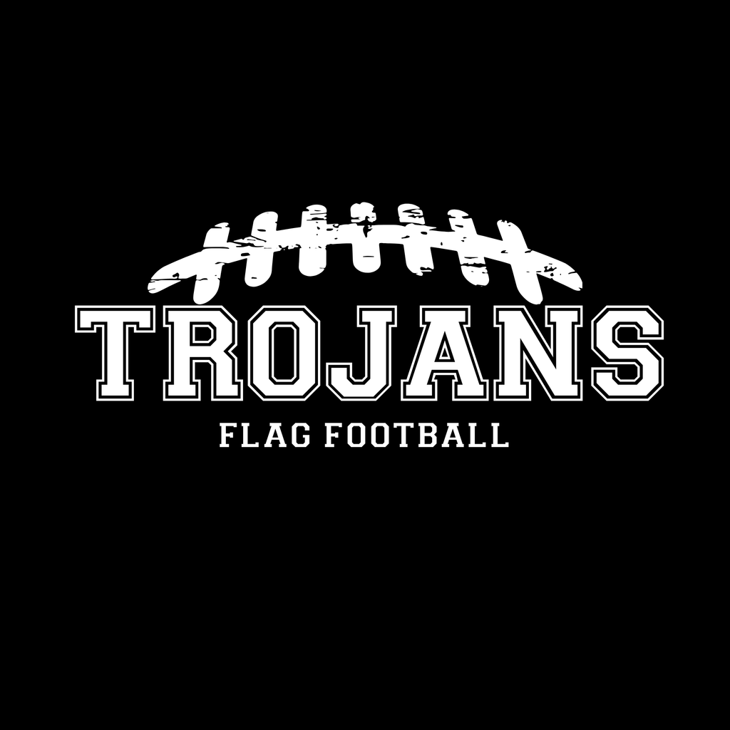 Adult Trojans Flag Football Black Apparel Pre-Order