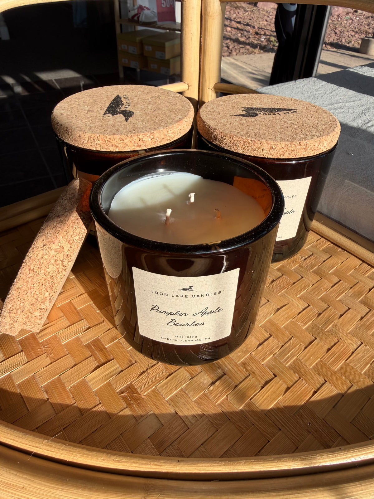 Loon Lake Candles: Pumpkin Apple Bourbon 12oz