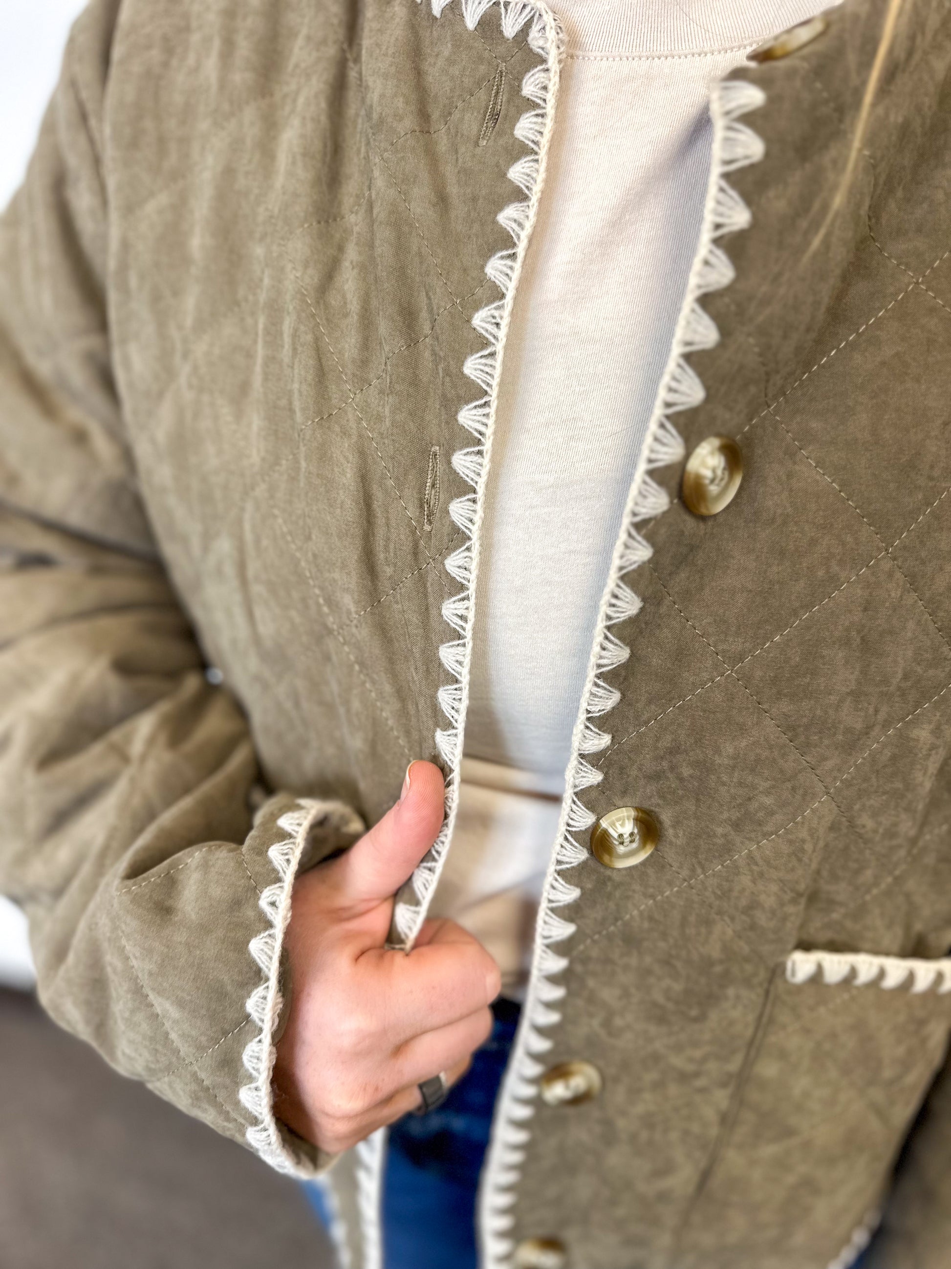 Up in the Air Quilted Jacket