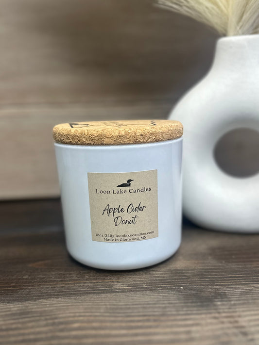 Apple Cider Donut 12 oz Loon Lake Candles