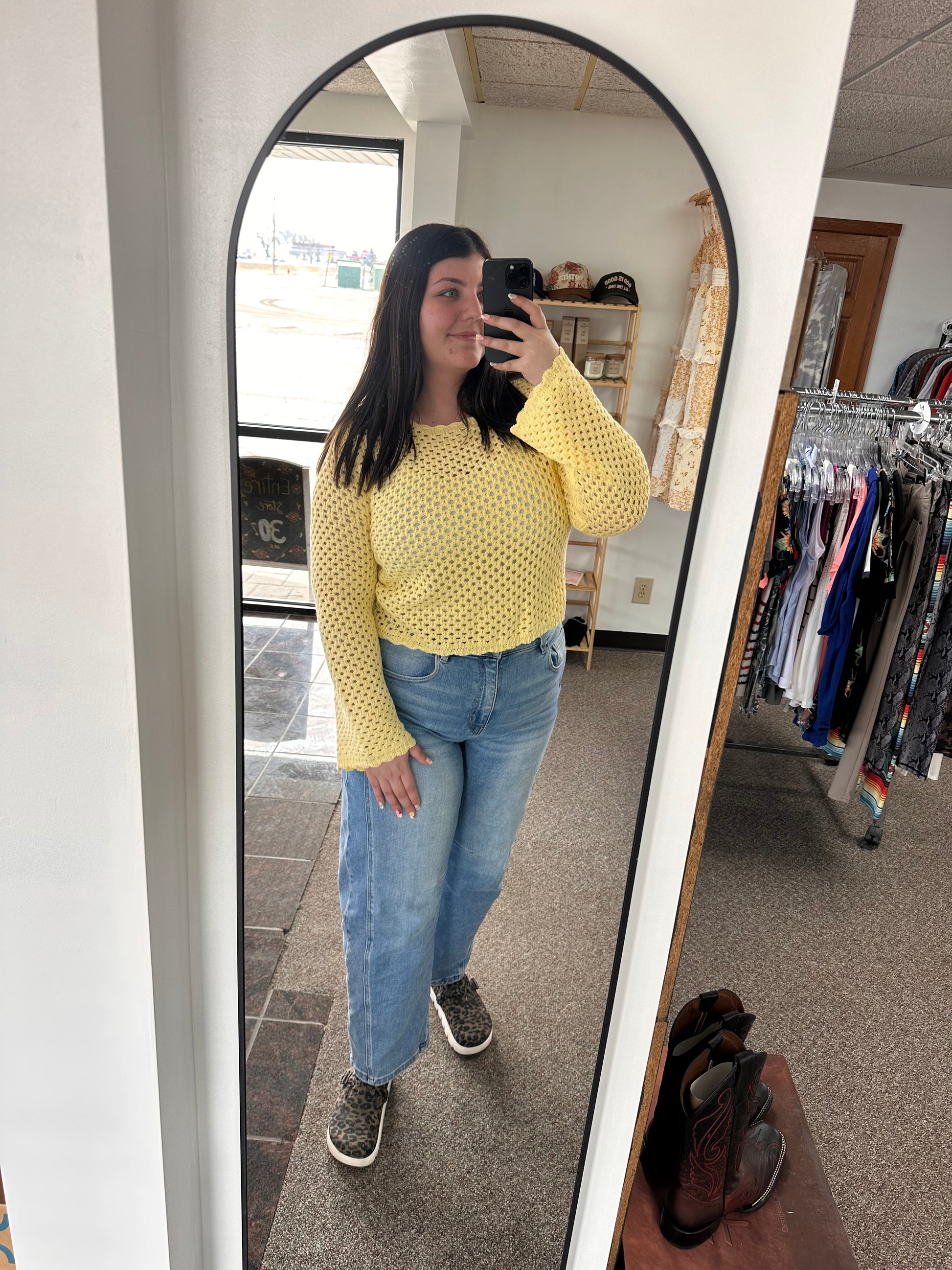 It Was All Yellow Top