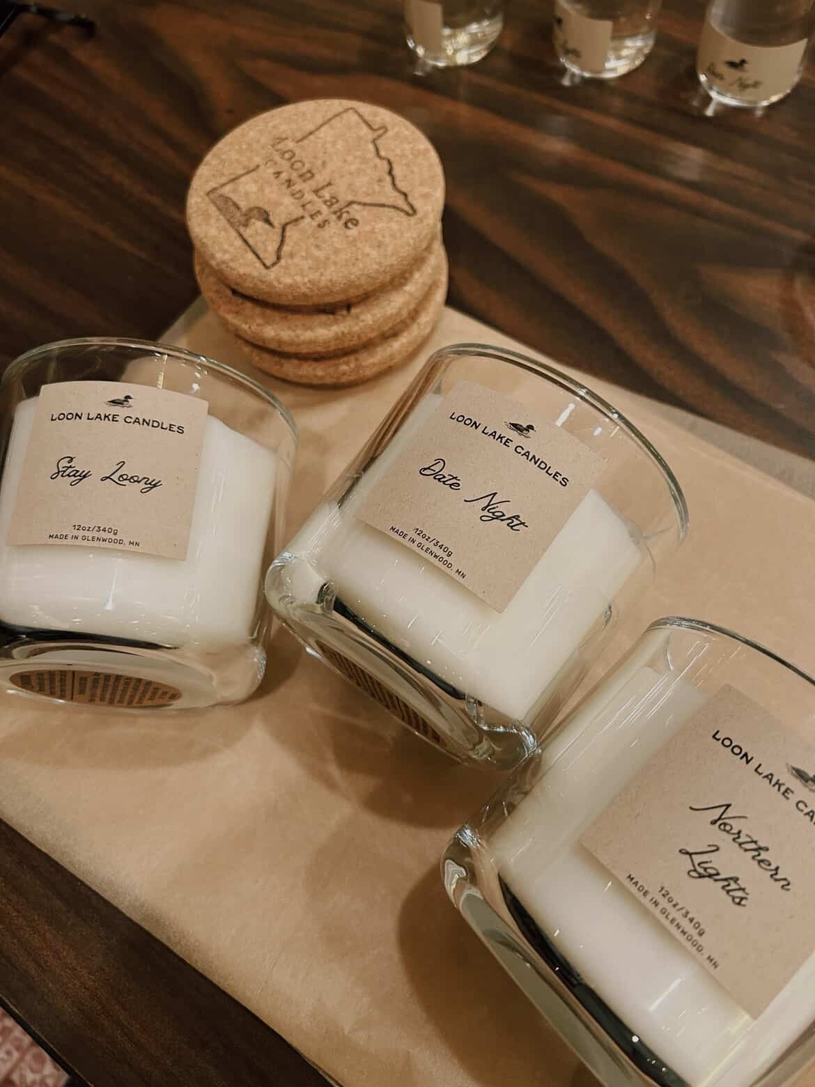 Northern Lights Loon Lake Candles 12oz