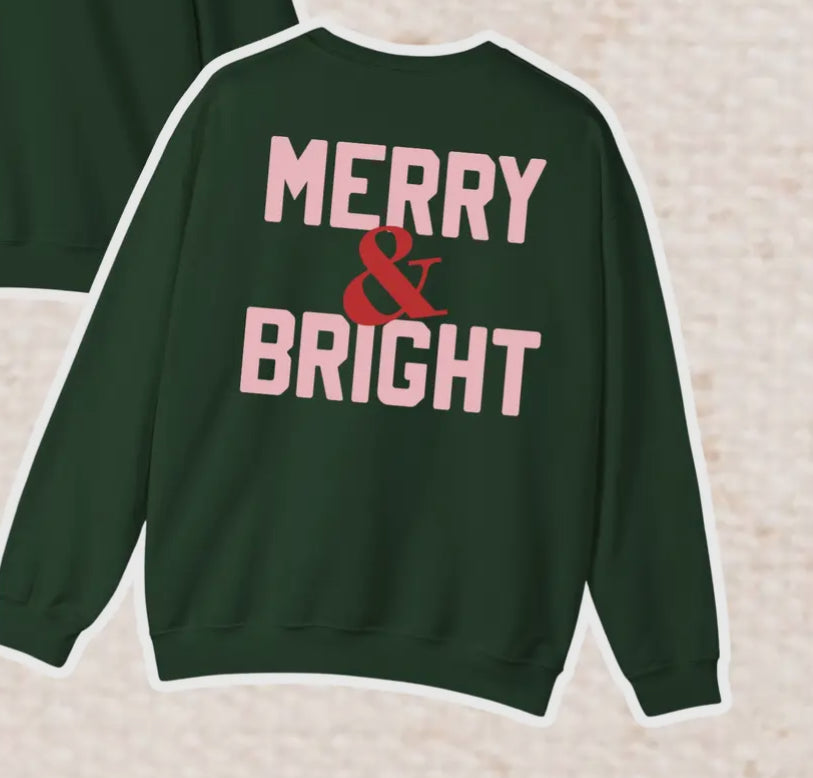Merry & Bright Crewneck