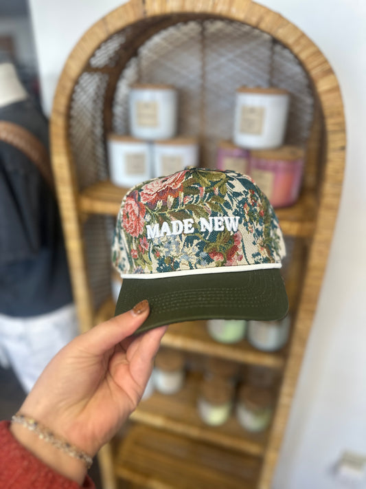 Embroidered Made New Hat