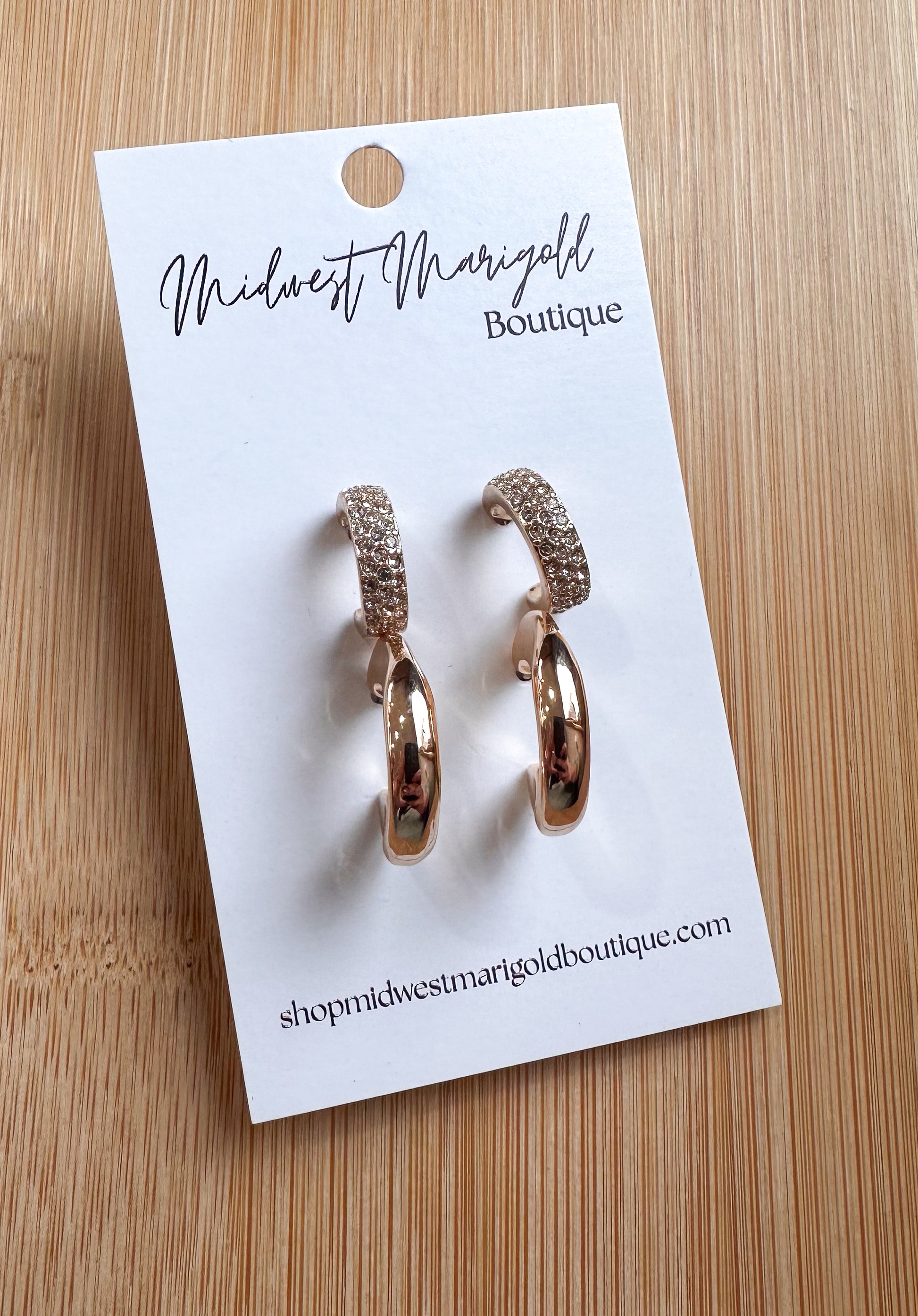 Gold Earring Set