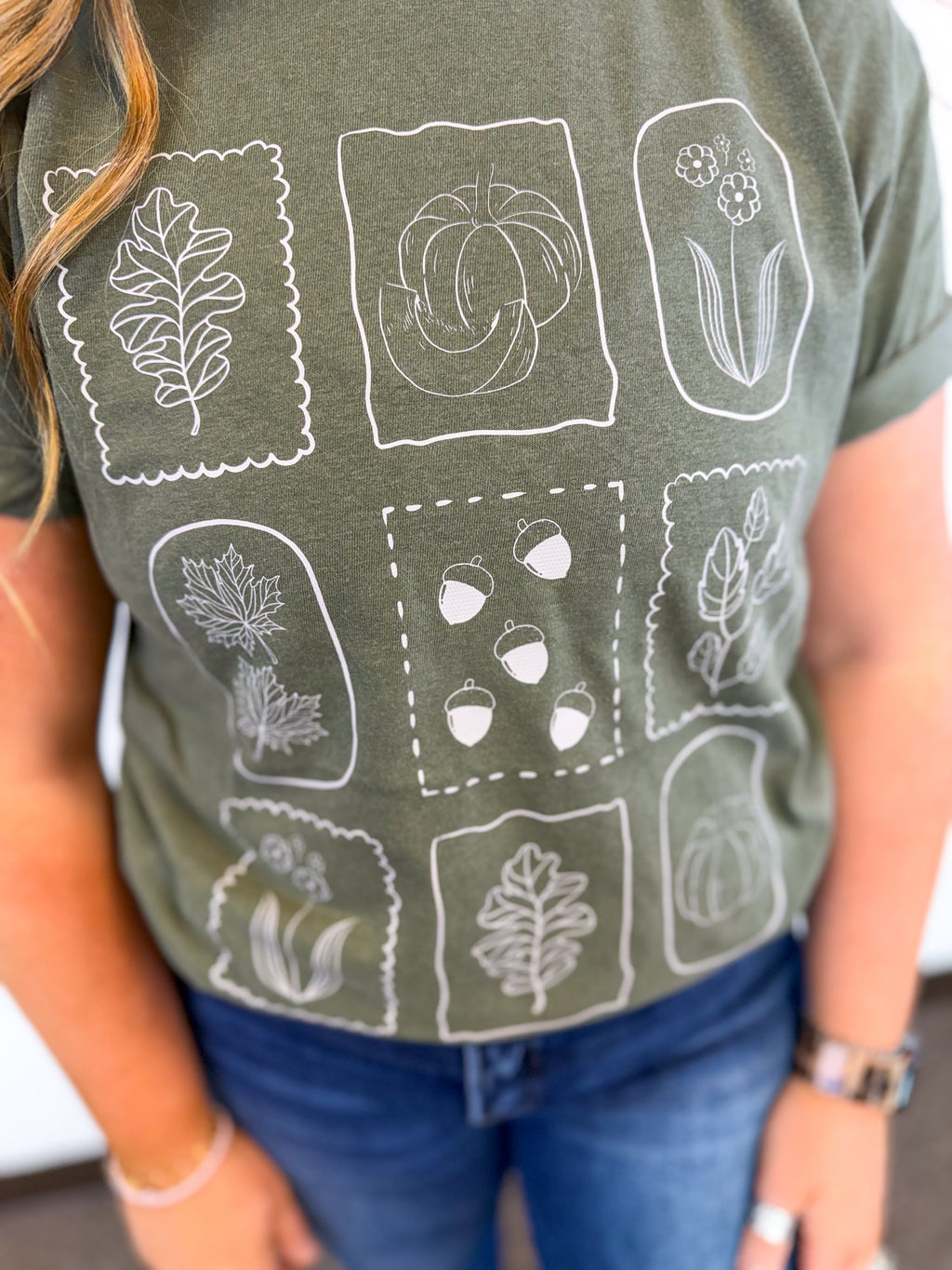 Autumn Acorns Graphic Tee