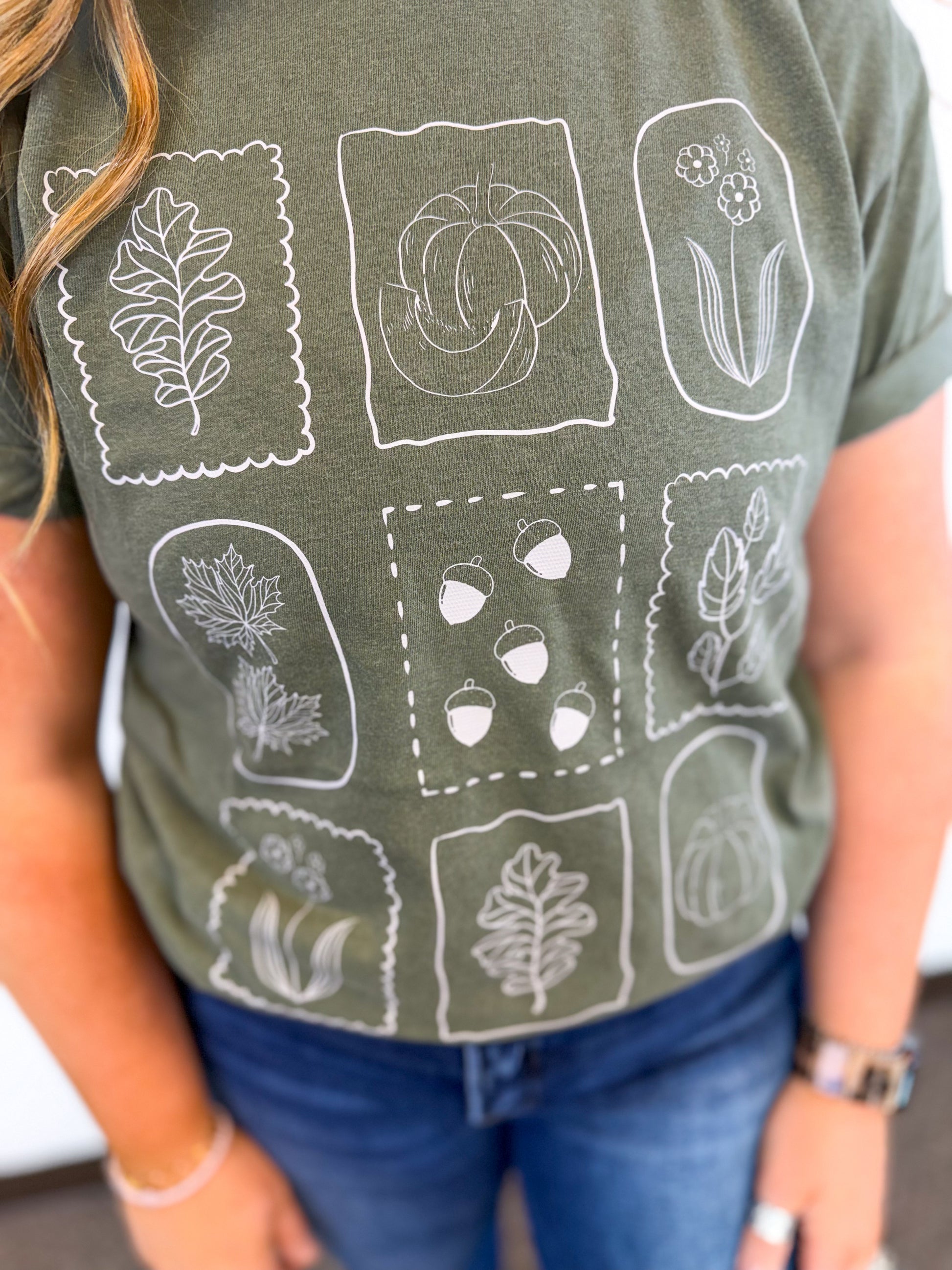 Autumn Acorns Graphic Tee