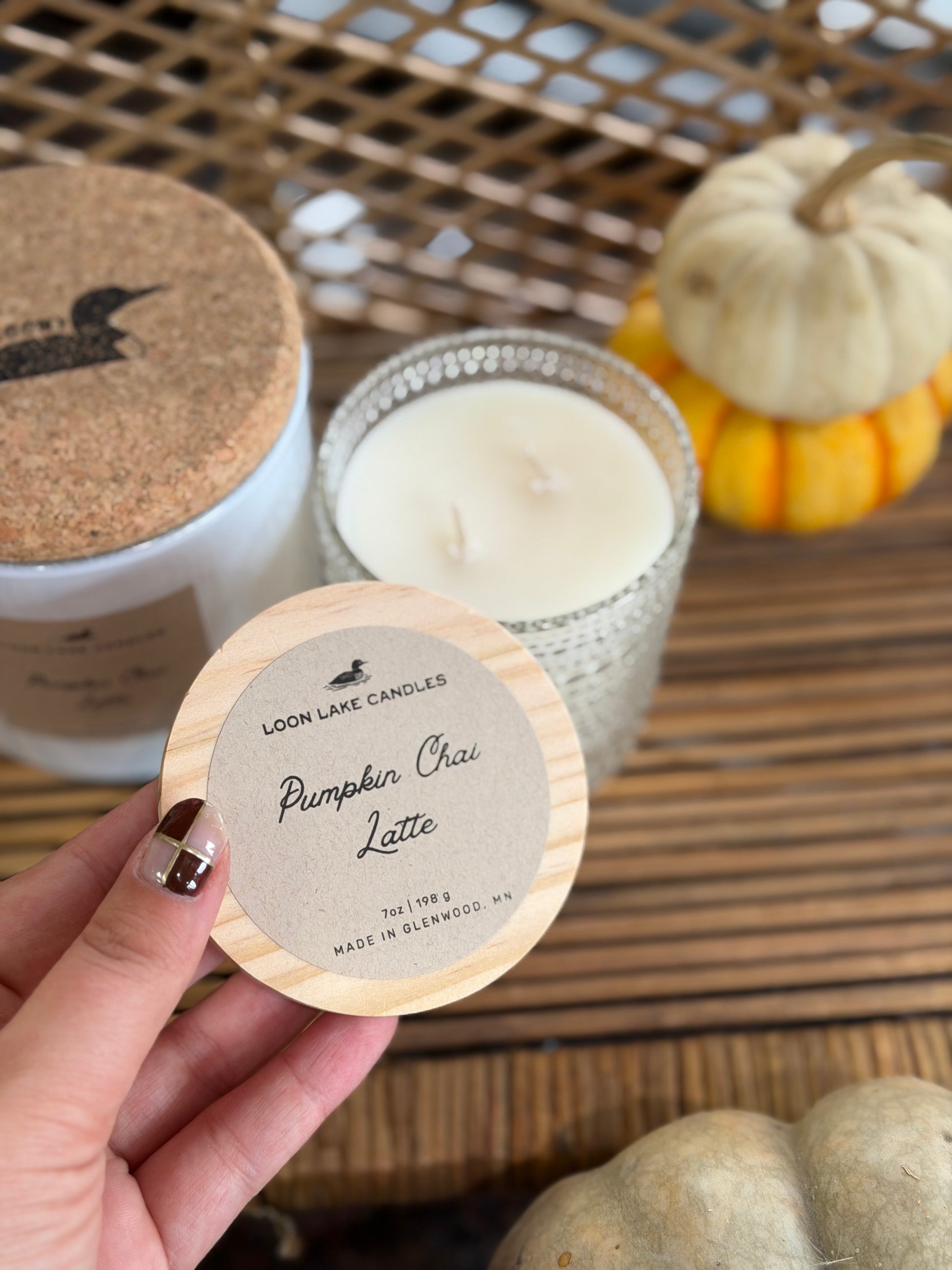 Loon Lake Candles: Pumpkin Chai Latte 7oz