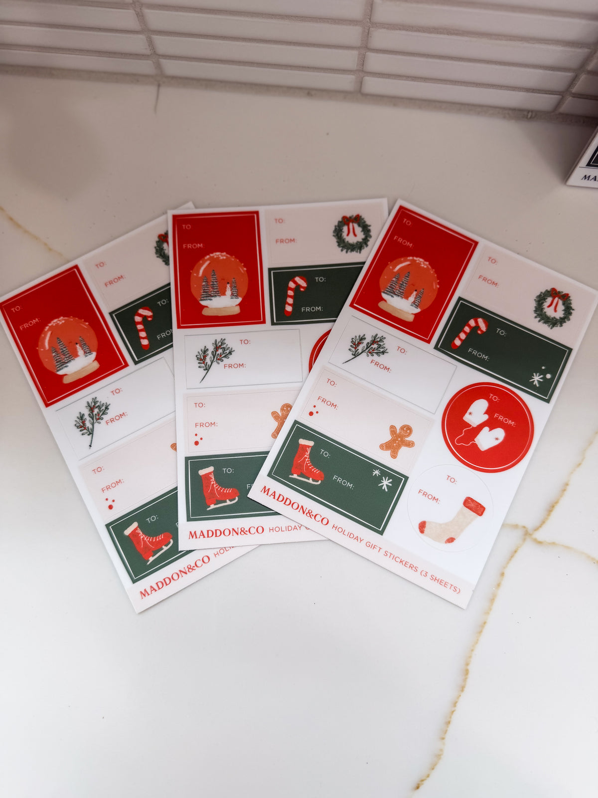 Gift Tag Stickers