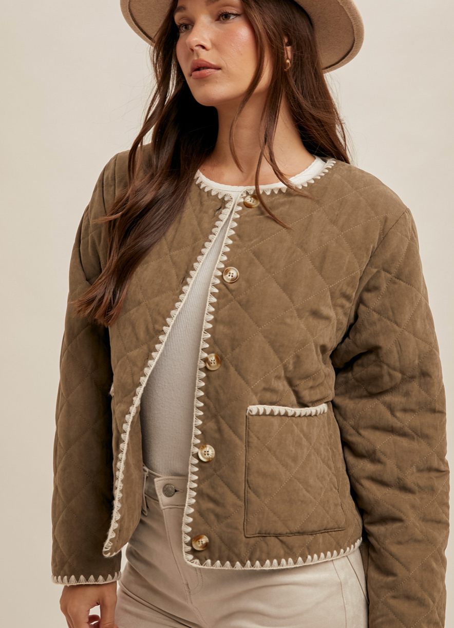 Up in the Air Quilted Jacket