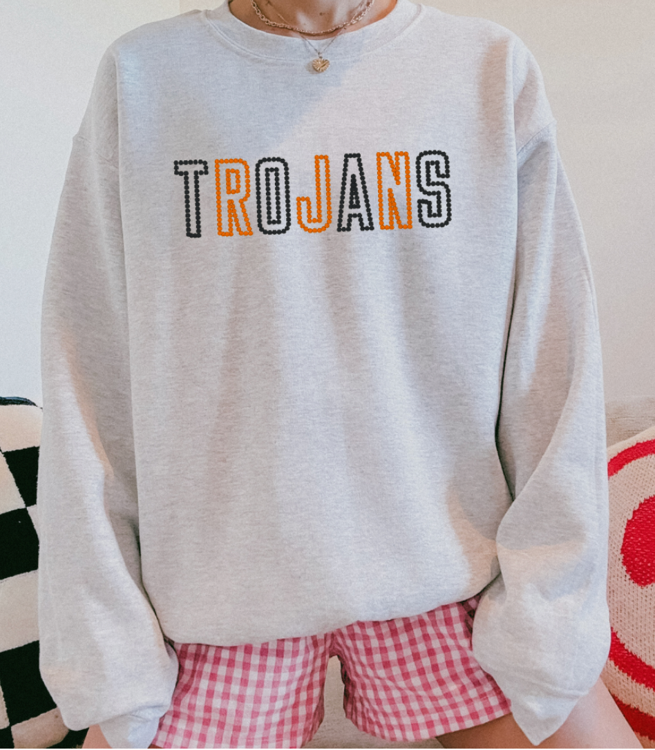 Trojans Embroidered Crewneck PRE-ORDER