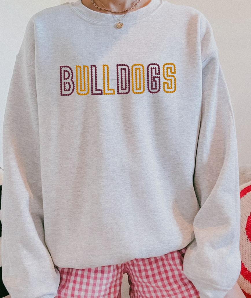 Bulldogs Embroidered Crewneck PRE-ORDER