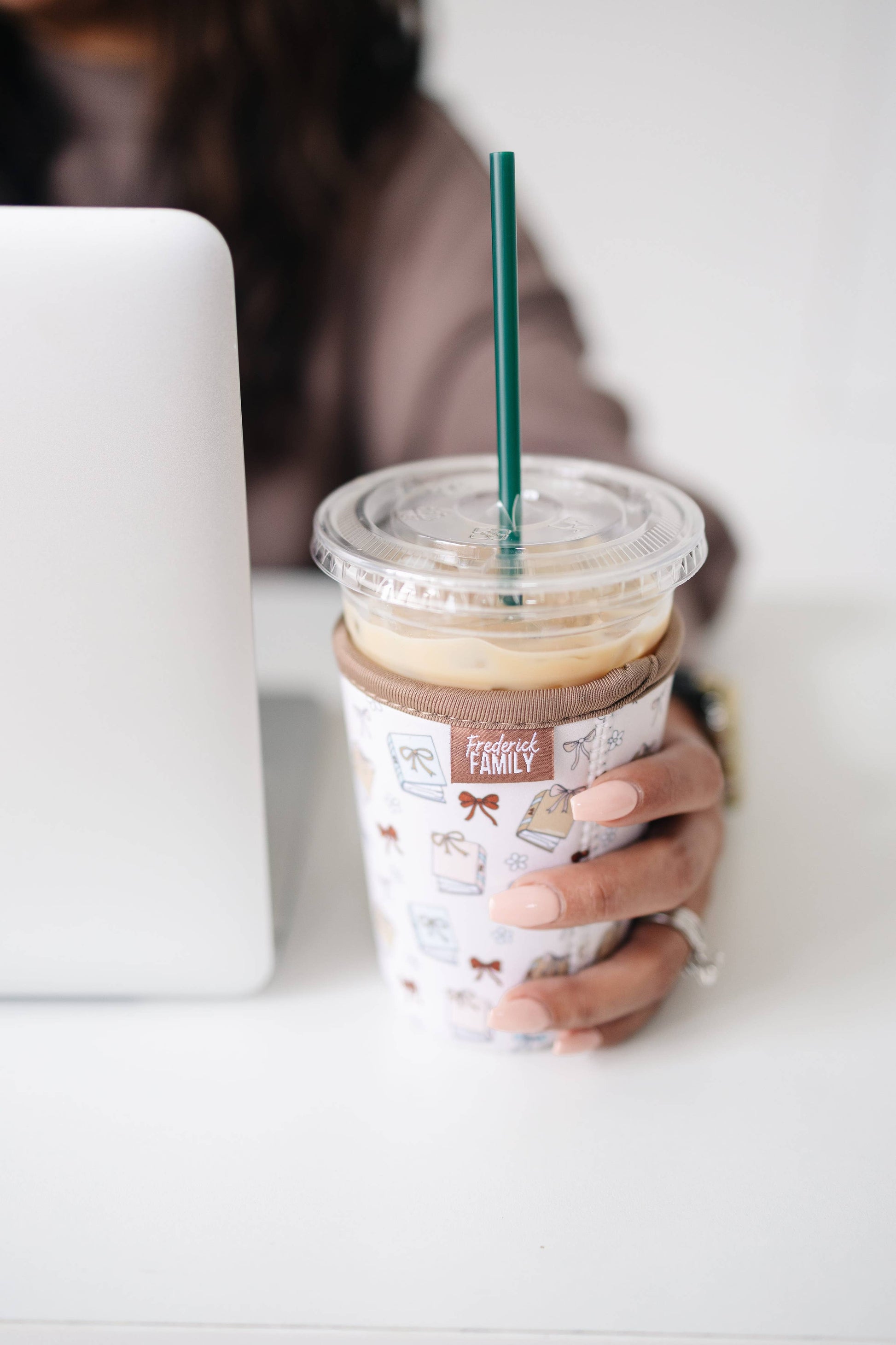 Black Bow Iced Coffee Sleeve